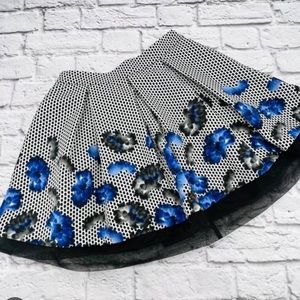 Express Floral Skater skirt